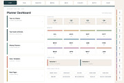 All-in-One Digital Student Planner, a Stationery Template by DigiVara Studio (Thumbnail 1 of 21)