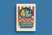4TH July Flyer, a Flyer Template by megarez (Thumbnail 3 of 3)