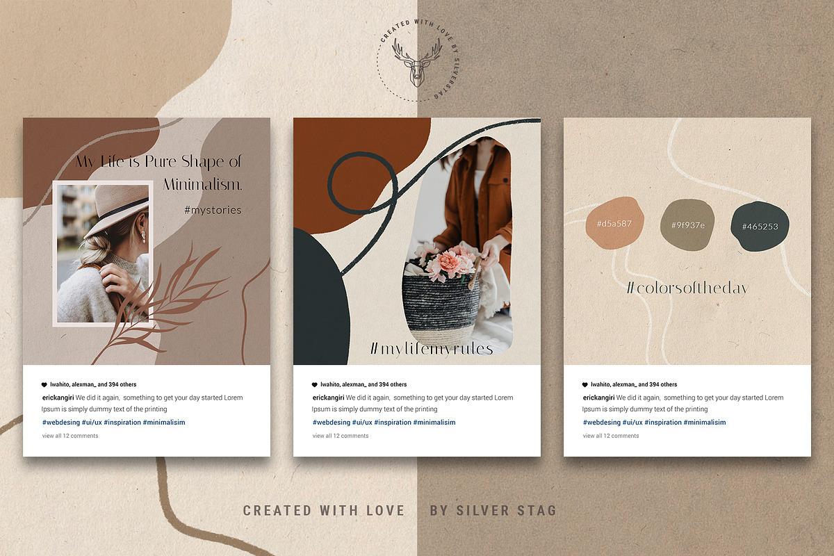 #InstaCool Instagram Posts & Stories, a Social Media Template by SilverStag Type Foundry (Photo 23 of 28)
