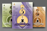Yoga, Meditation Simple Flyer, a Flyer Template by Aabhaas (Thumbnail 2 of 3)