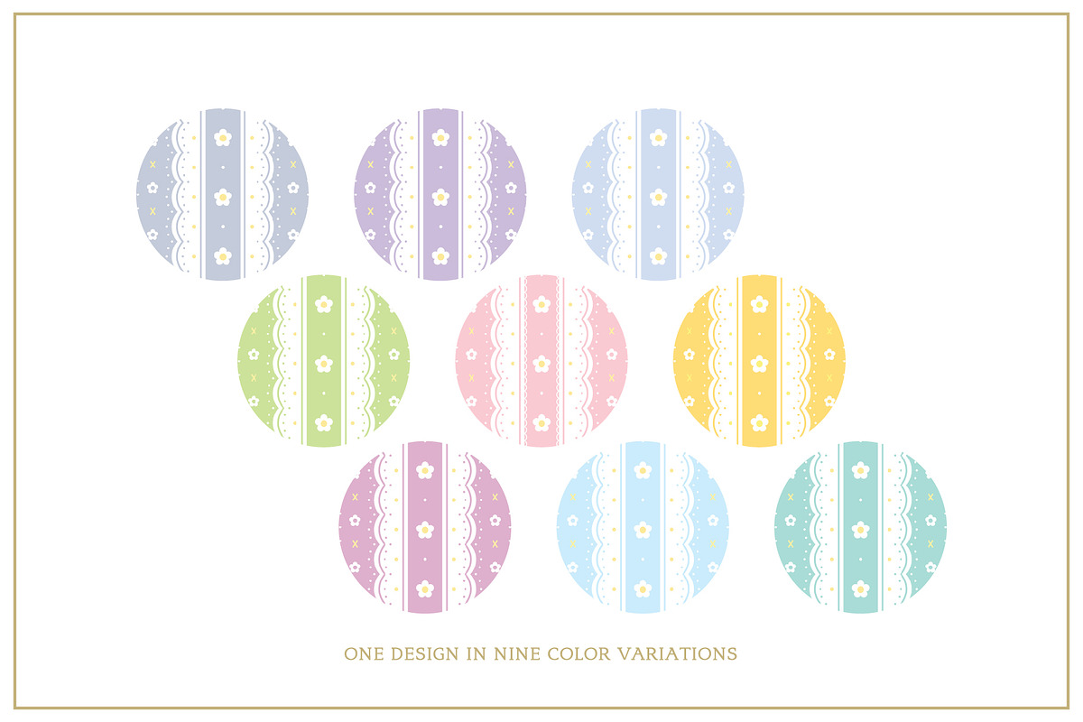 Cottagecore Pattern 18 Kawaii Flower, a Pattern Graphic by Euonia Meraki (Photo 4 of 15)