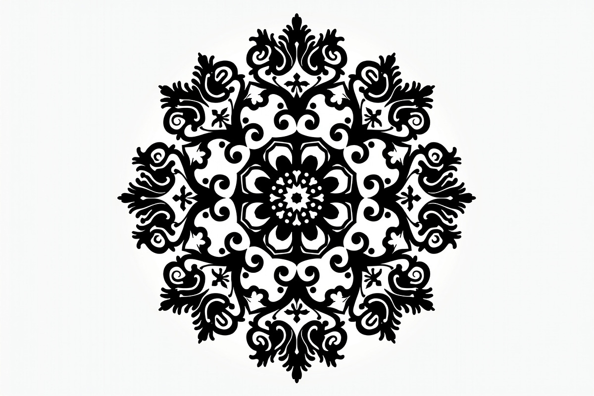 Floral Ornament Mandala, an Illustration by musafir_fashion (Photo 9 of 9)