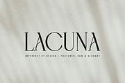 Lacuna Display Font, a Serif Font by gafaroff studio (Thumbnail 1 of 7)