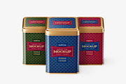 Square Tin Can Mockup Set, a Cups & Container Mockup by Deeplab (Thumbnail 5 of 16)