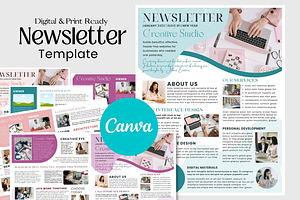 Canva Business Newsletter Templates