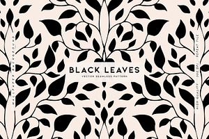 Black Leaves Patterns