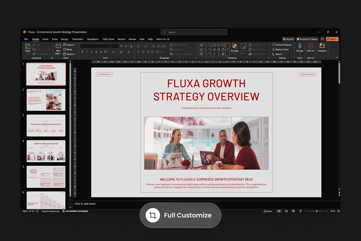 E-Commerce Growth Strategy Figma, a Presentation Template by SLAB! Design (Photo 3 of 9)