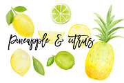 SALE! Summer Lemon Fruit Clip Art, a Food Illustration by DailyMiracleDigitals,LLC (Thumbnail 7 of 8)
