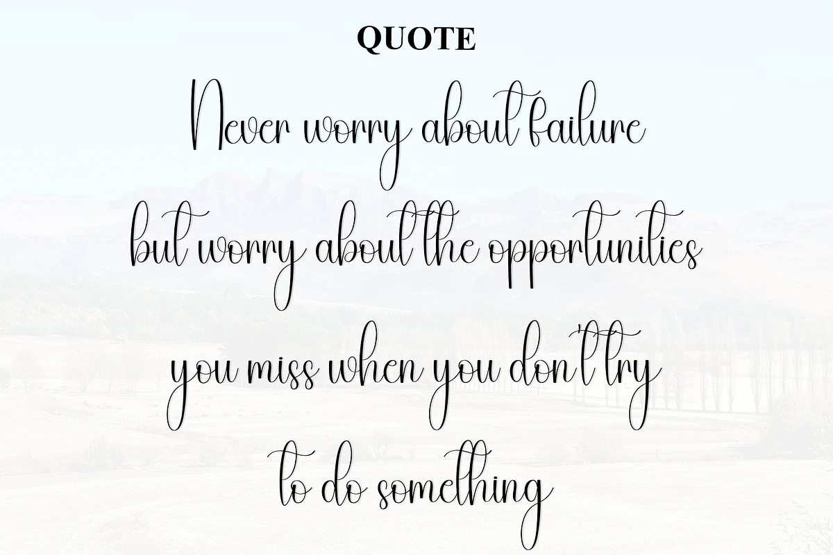 February Samantha, a Handwritten Font by InermediaSTUDIO (Photo 5 of 8)