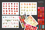 Watercolor Floral Bouquet Creator, a Decorative Illustration by whiteheartdesign (Thumbnail 4 of 11)