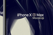 iPhone Xs Max Mockup, an iPhone Mockup by Design by Mirko (Thumbnail 1 of 4)
