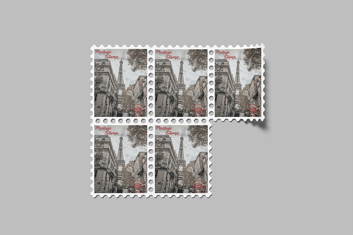 Postage Stamp Mockup, a Stationery Template by Amigos__46 (Photo 11 of 11)