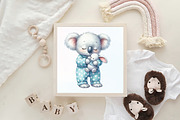 Watercolor Cute koala Clipart, an Illustration by CraftArtStudio (Thumbnail 6 of 6)