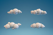 Low Poly Clouds Part 3, an Environmental 3D Model by CreativeeArt (Thumbnail 3 of 7)