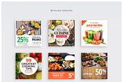 Food Social Media Pack, a Social Media Template by Studio Siv (Thumbnail 2 of 8)
