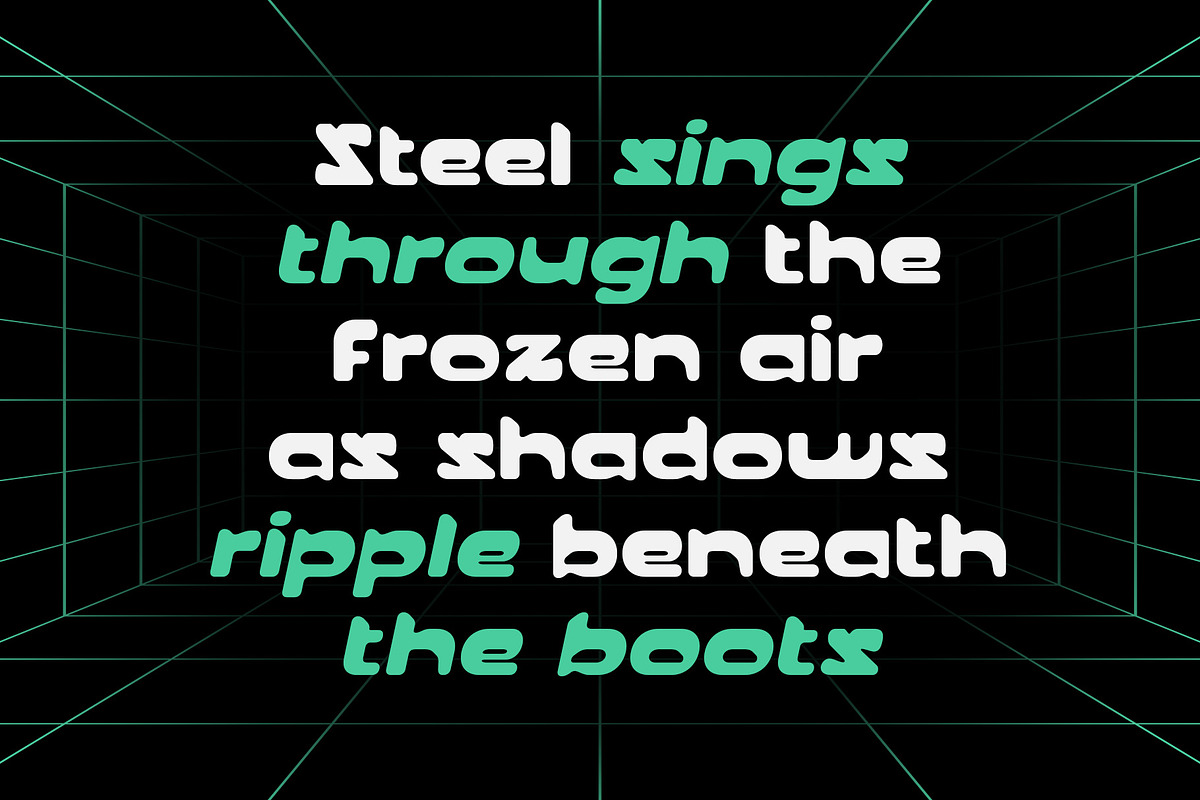 CS Battle – Futuristic Font, a Sans Serif Font by Craft Supply Co. (Photo 3 of 8)
