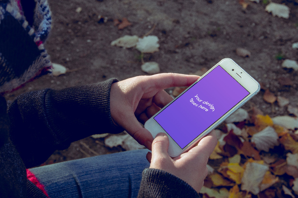 3 White iPhone 6/7 Mockups + Filters, an iPhone Mockup by Uncommon Mockups (Photo 7 of 7)