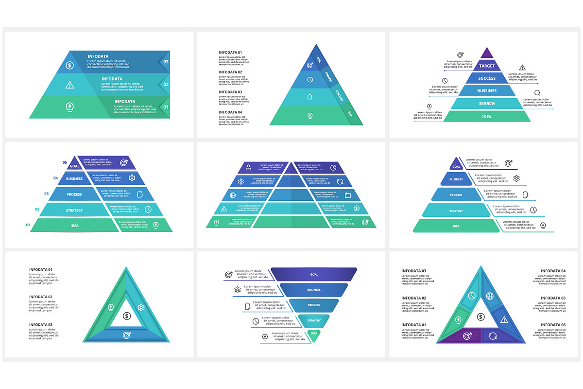 Triangle Presentation Canva Template preview 4