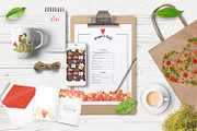 Valentines Day watercolor Set, an Illustration by annasokol_ (Thumbnail 9 of 12)