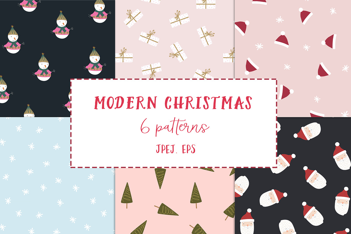 the Big Christmas bundle, a Pattern Graphic by Katie Lisker (Photo 19 of 27)