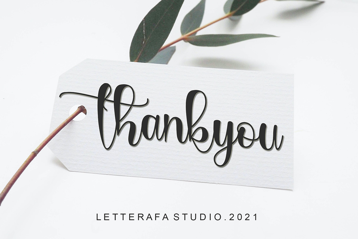 Bunnyheart, a Script Font by Letterafa Studio (Photo 10 of 10)