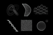 30 Wireframe Vectors, a Decorative Illustration by DesignerCandies (Thumbnail 8 of 12)