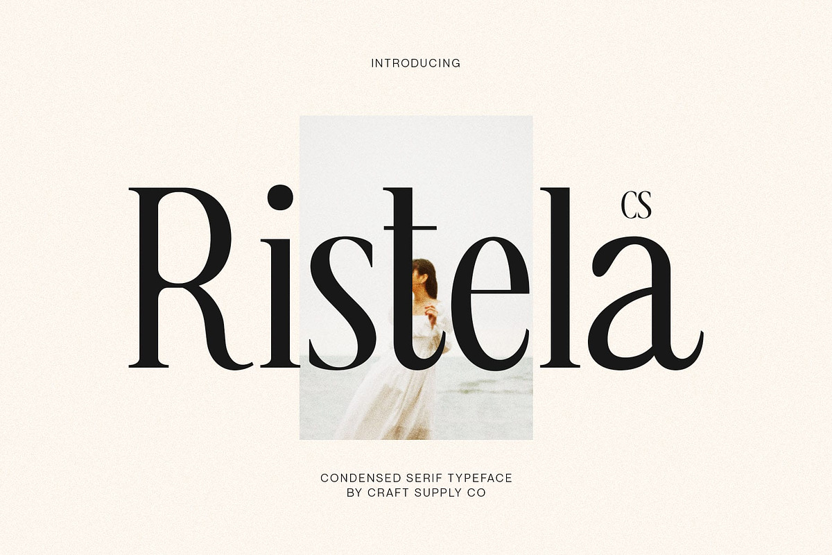 CS Ristela – Elegant Serif Typeface, a Serif Font by Craft Supply Co. (Photo 1 of 8)