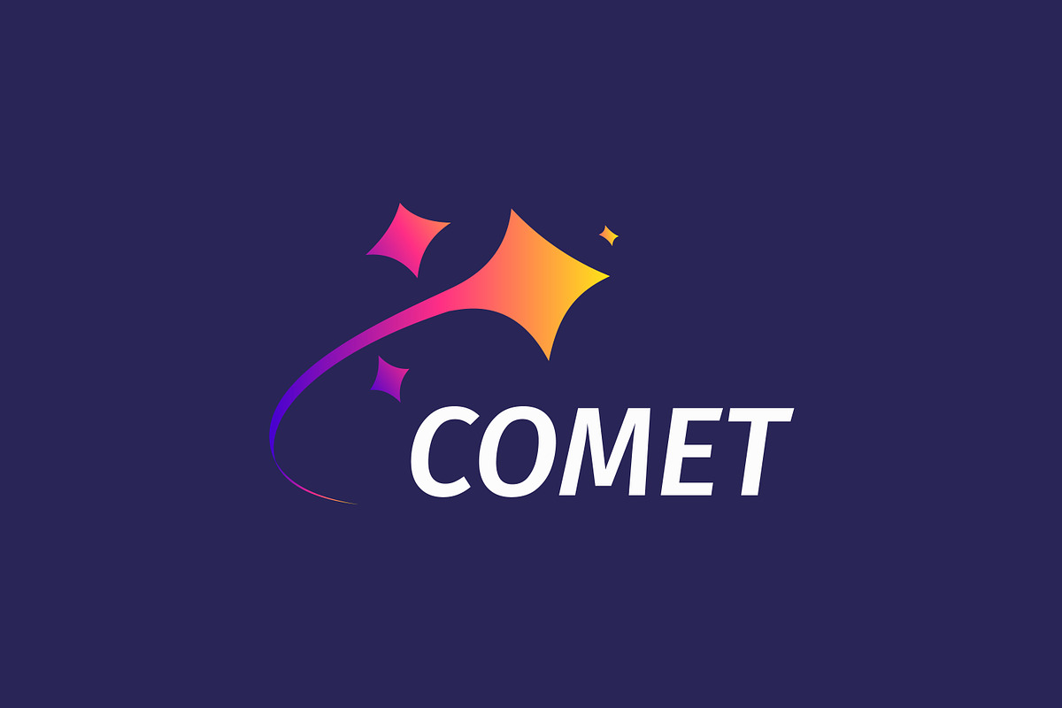 Abstract Shooting Star or Comet Logo, a Branding & Logo Template by Signatoro (Photo 2 of 3)