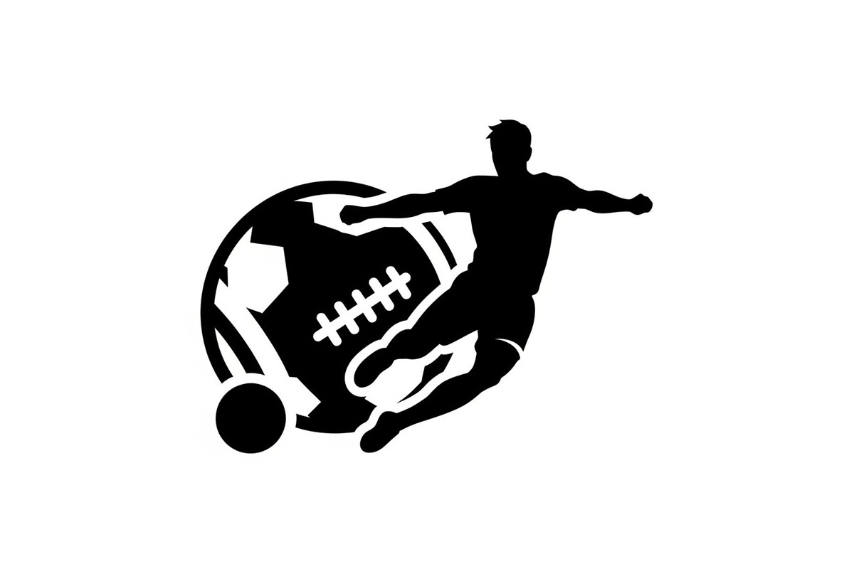 Football Soccer Silhouette Bundle, an Illustration by hafijul (Photo 36 of 51)