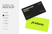 Modern Business Card Mockup, a Product Mockup by graphypix (Thumbnail 2 of 4)