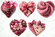 Valentine Chocolate Clipart Bundle, an Illustration by Creative Art (Thumbnail 5 of 9)