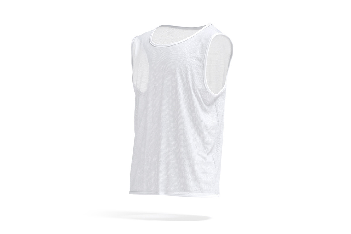 White Football Bib Vest 3D Model, an Object 3D Model by rebrandy (Photo 3 of 9)