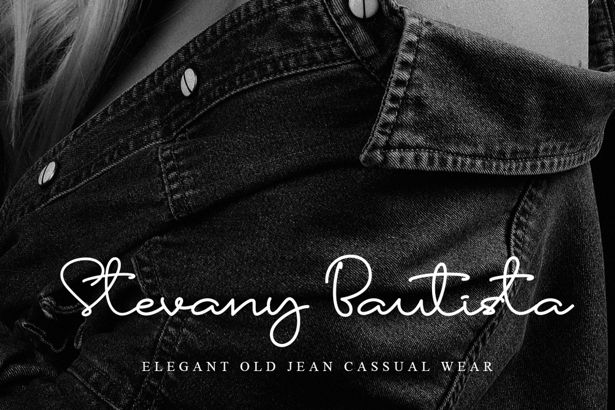 Standing Classy Script, a Script Font by Haksen (Photo 4 of 6)