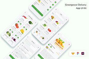 Greengrocer Delivery App UI Kit