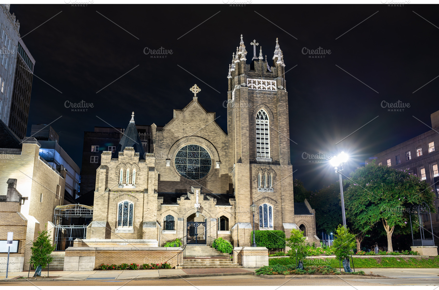 St. Andrew's Episcopal Cathedral, an Architecture Photo by Leonid Andronov