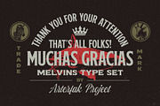 Melvins - Font Set, a Serif Font by Arterfak Project (Thumbnail 12 of 12)