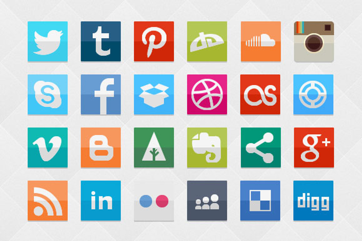 Funky Social Set (80 icons), an Icon by SmartIcons (Photo 3 of 3)
