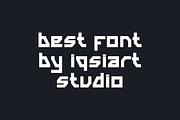 Anplose - Futuristic Font, a Sans Serif Font by Iqsiart Studio (Thumbnail 3 of 6)