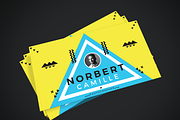 Norbert Camille Business Card, a Business Card Template by D | S Creative Design (Thumbnail 4 of 5)