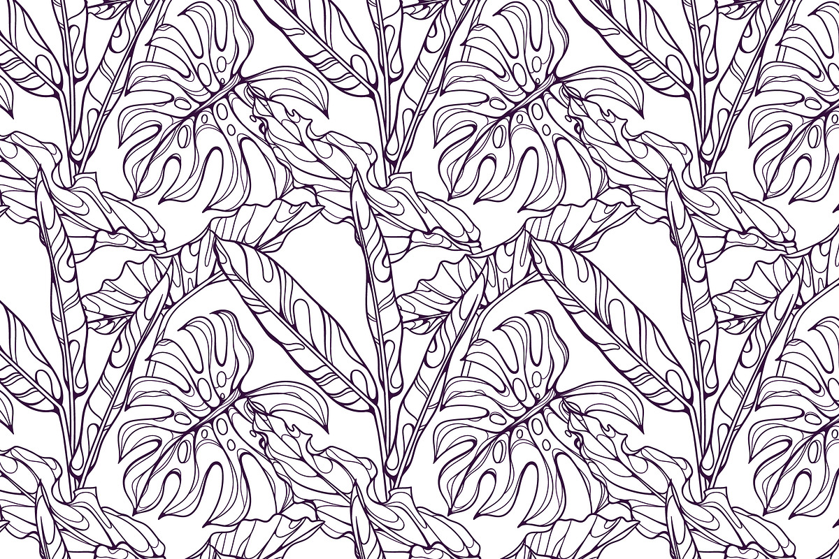 Seamless tropical patterns, a Pattern Graphic by Purple Platypus (Photo 7 of 7)