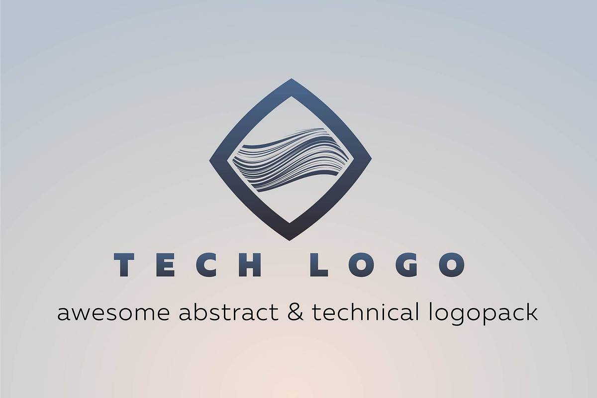 Tech & abstract logopack, a Branding & Logo Template by airunreal (Photo 1 of 8)