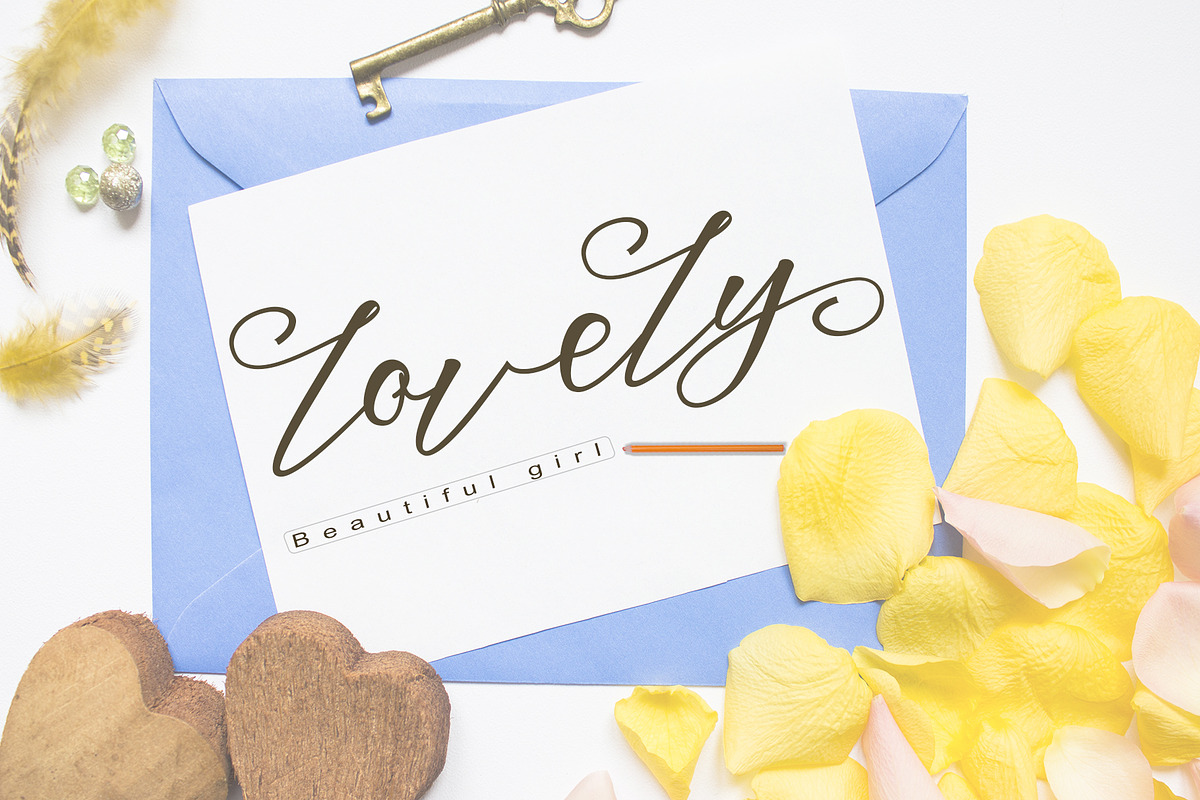 Marsellino, a Script Font by PollemSt (Photo 2 of 8)