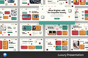 Luxury Brand Keynote Templates, a Presentation Template by Fit-tee (Thumbnail 1 of 2)