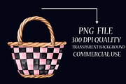Black and Pink Gingham Summer Clipar, an Illustration by Libby Wishes (Thumbnail 6 of 7)