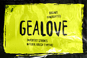 Gealove – Imperfect Strokes, a Font by dailygraphic (Thumbnail 1 of 9)