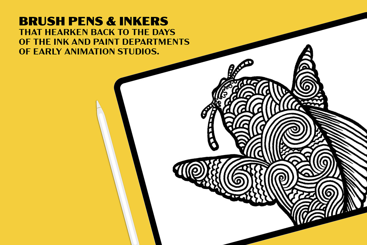 Ink and Paint Photoshop Brushes, a Brush Add-On by Tim Hankins Design (Photo 4 of 5)