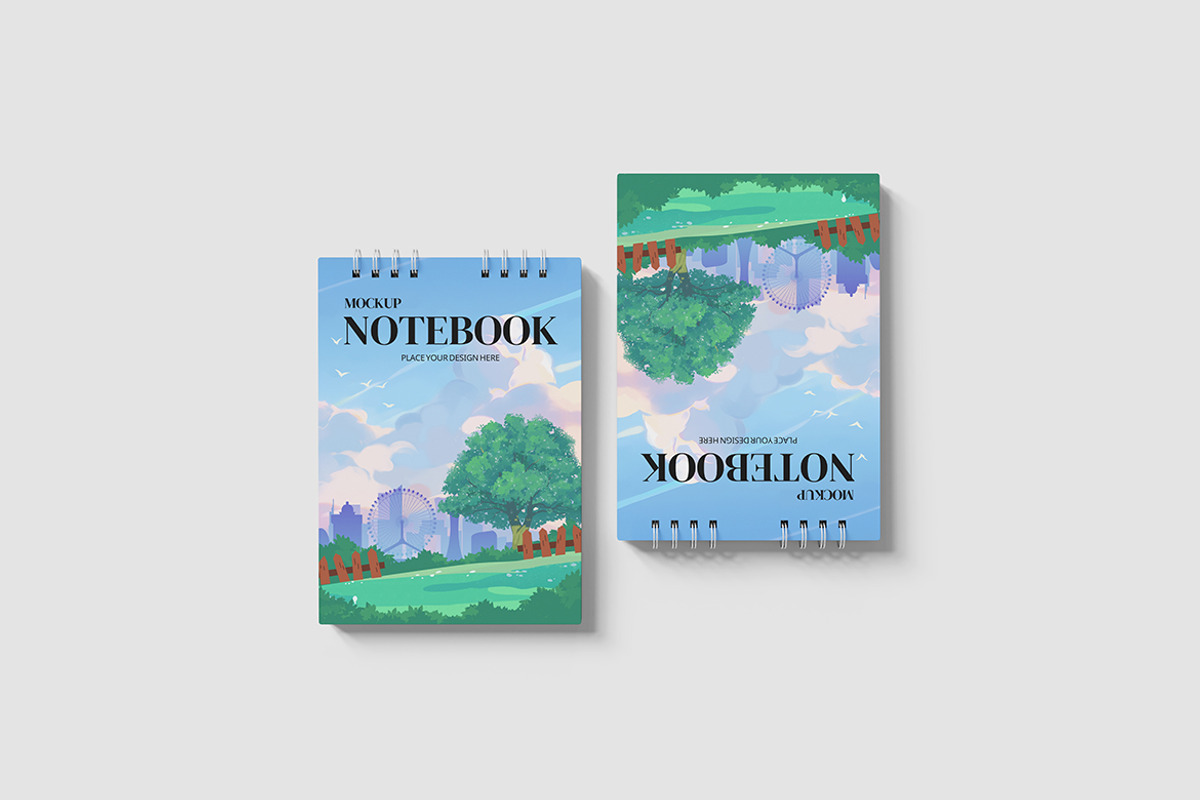 Notebook Mockup, a Product Mockup by bimockup