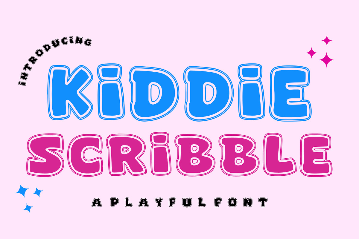 Kiddie Scribble, a Font by Limited.studio (Photo 1 of 6)