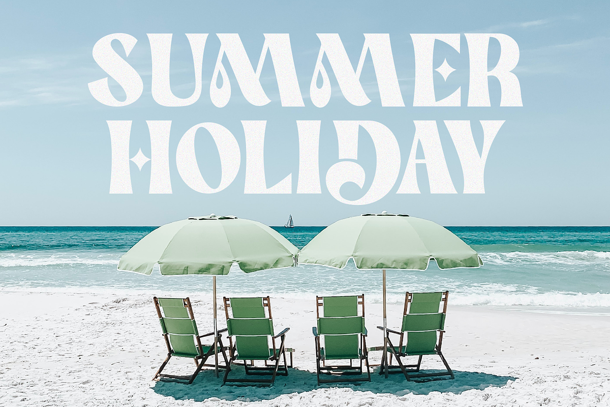 Bright Melody A Display Typeface, a Serif Font by zeenesia (Photo 3 of 18)