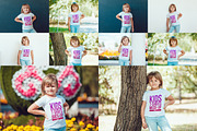 Kids T-Shirt Mock-Up Vol 5, a Shirt Mockup by Freeman Studio (Thumbnail 5 of 17)